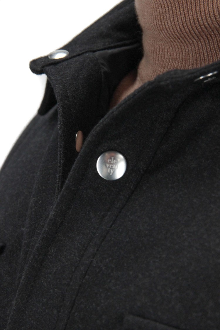 Eleventy 14 Micron Wool Jacket With Press-Stud Buttons