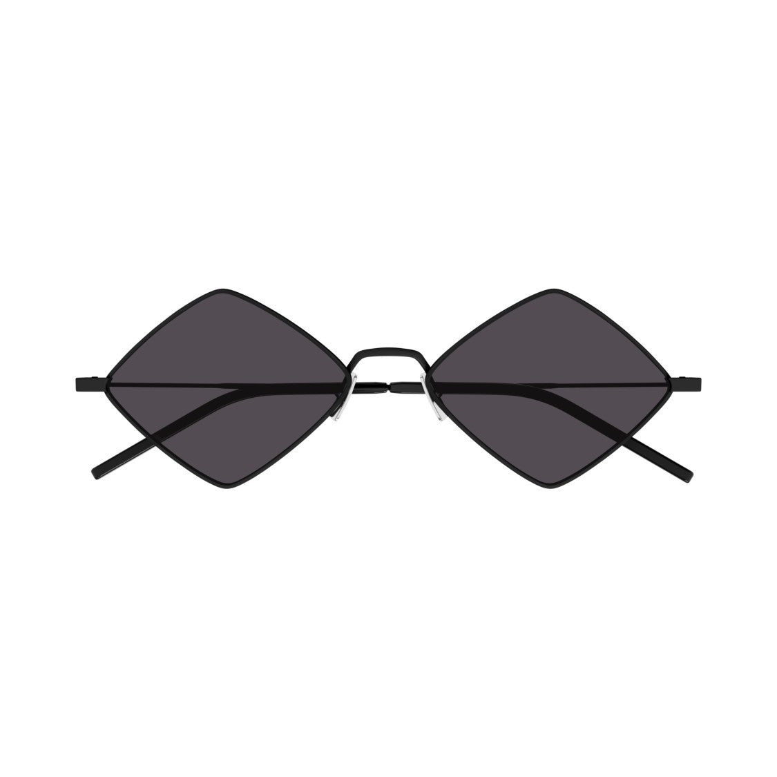 Saint Laurent Diamond-Shaped Lens Black Metal Saint Laurent Sunglasses