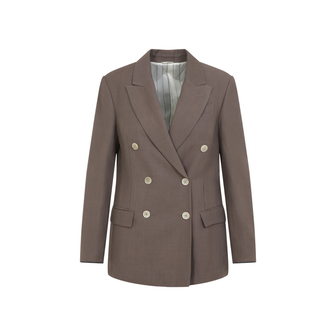 Brunello Cucinelli Tailleur Brown Viscose Jacket