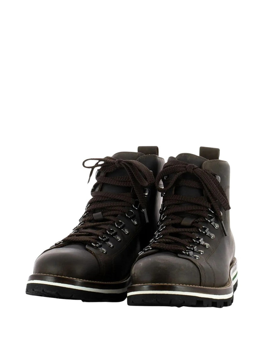 Monpiz Falcade Pedula Leather Ankle Boots