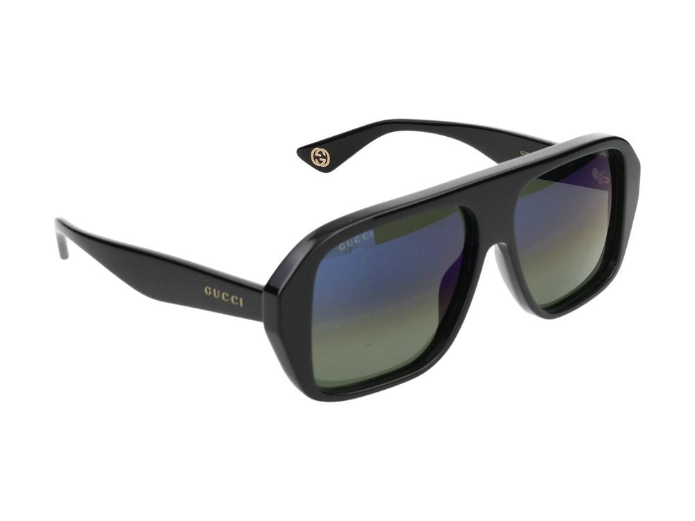 Gucci Sunglasses Gucci Gg1615s 001 Black Black Blue 57/13/145