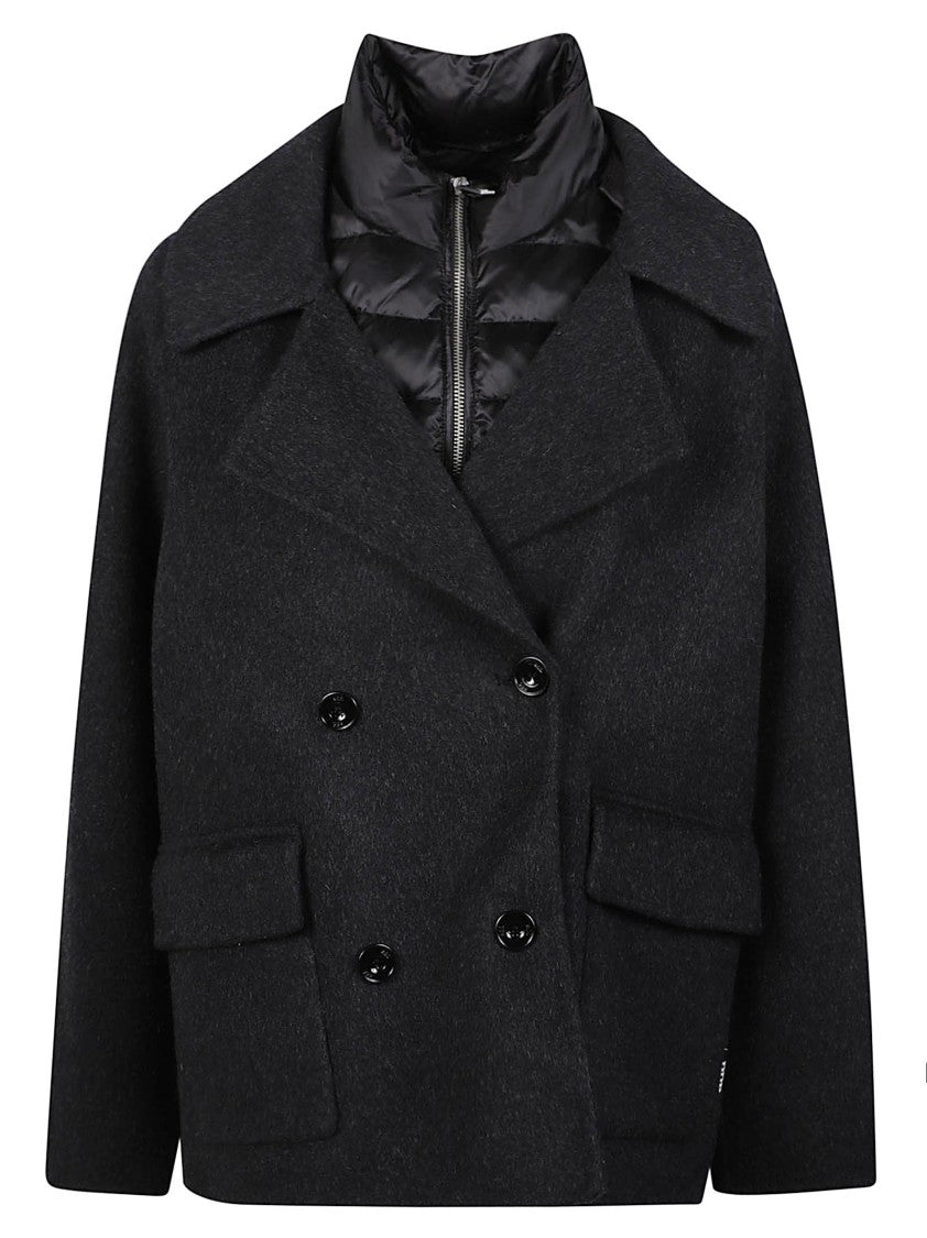 Add Double Breasted Boxy Jacket