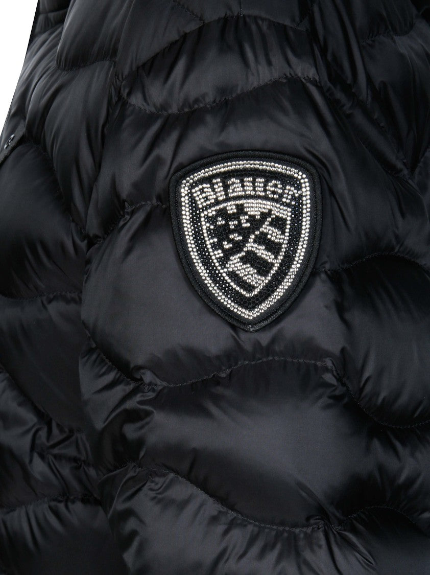 Blauer Lyne Glossy Quilted Down Jacket