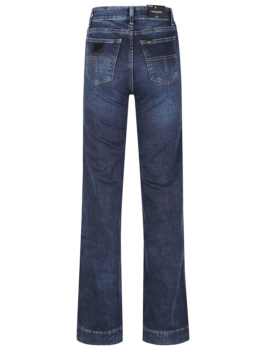 Lois Jeans Lorna Straight-Leg Mid-Rise Cotton Jeans