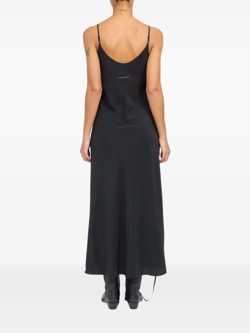 Mm6 By Maison Margiela Silk Maxi Dress