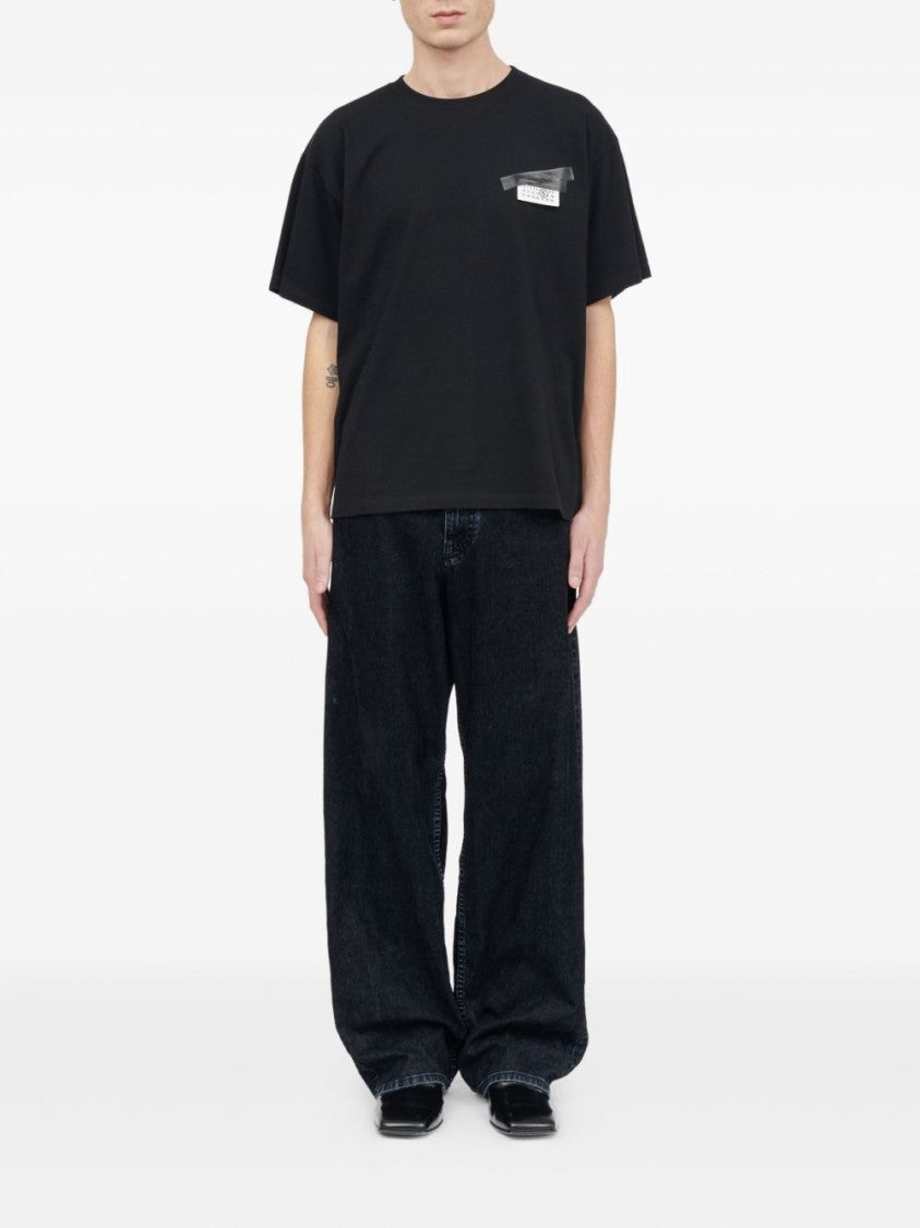 Mm6 By Maison Margiela Oversized T-Shirt With Contrasting Pocket Detail