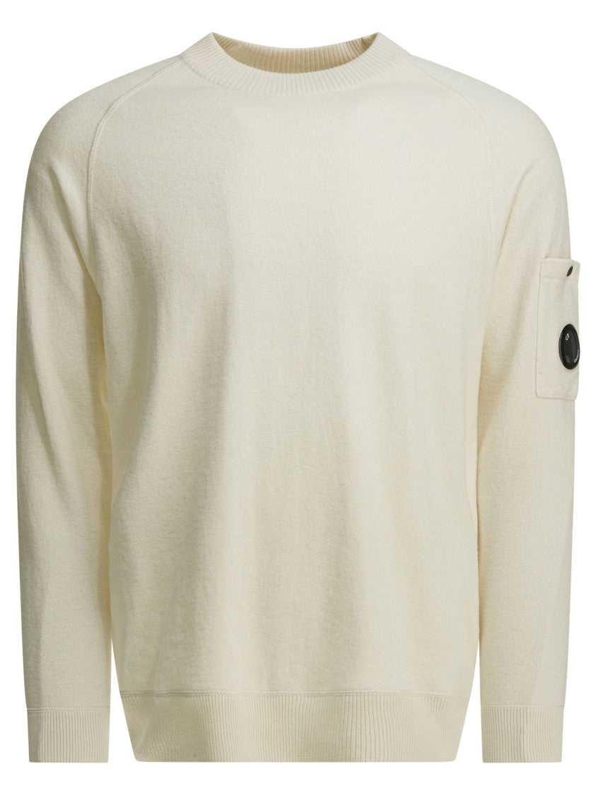 C.P. Company Knitwear With Subtle Pocket Detail And Crew Neckline