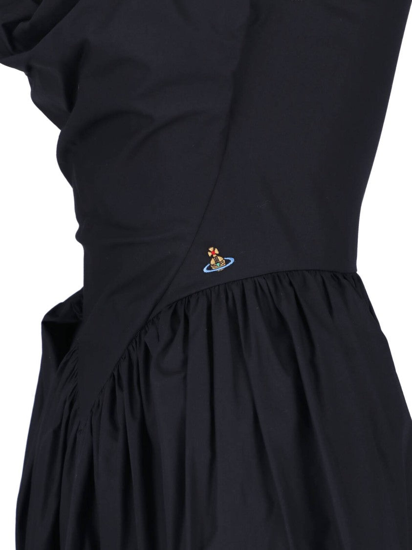 Vivienne Westwood Structured Bodice Dress With Square Neckline