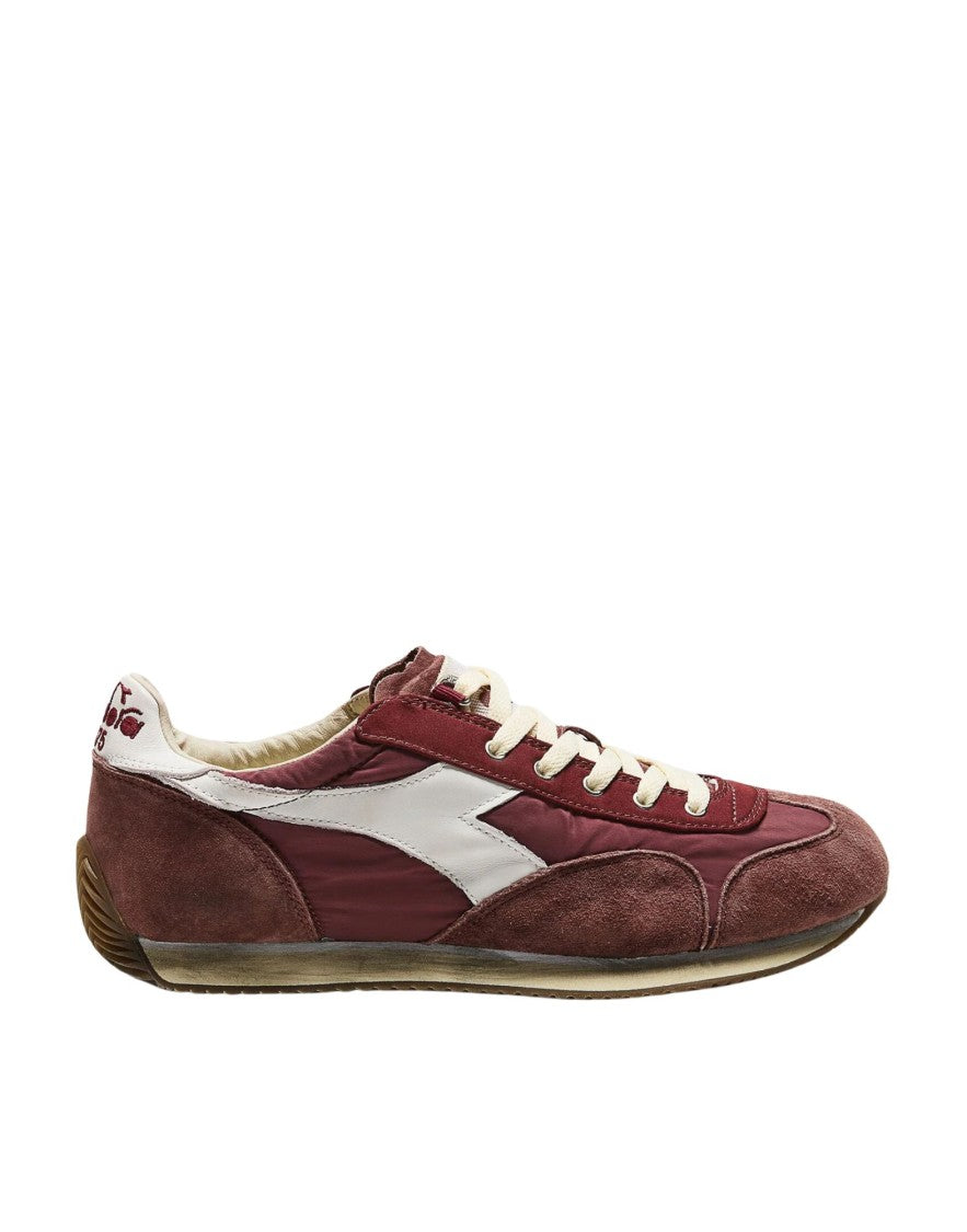 Diadora Heritage Andorra White Equipe Vela Sw Canvas Suede Low-Top Sneakers