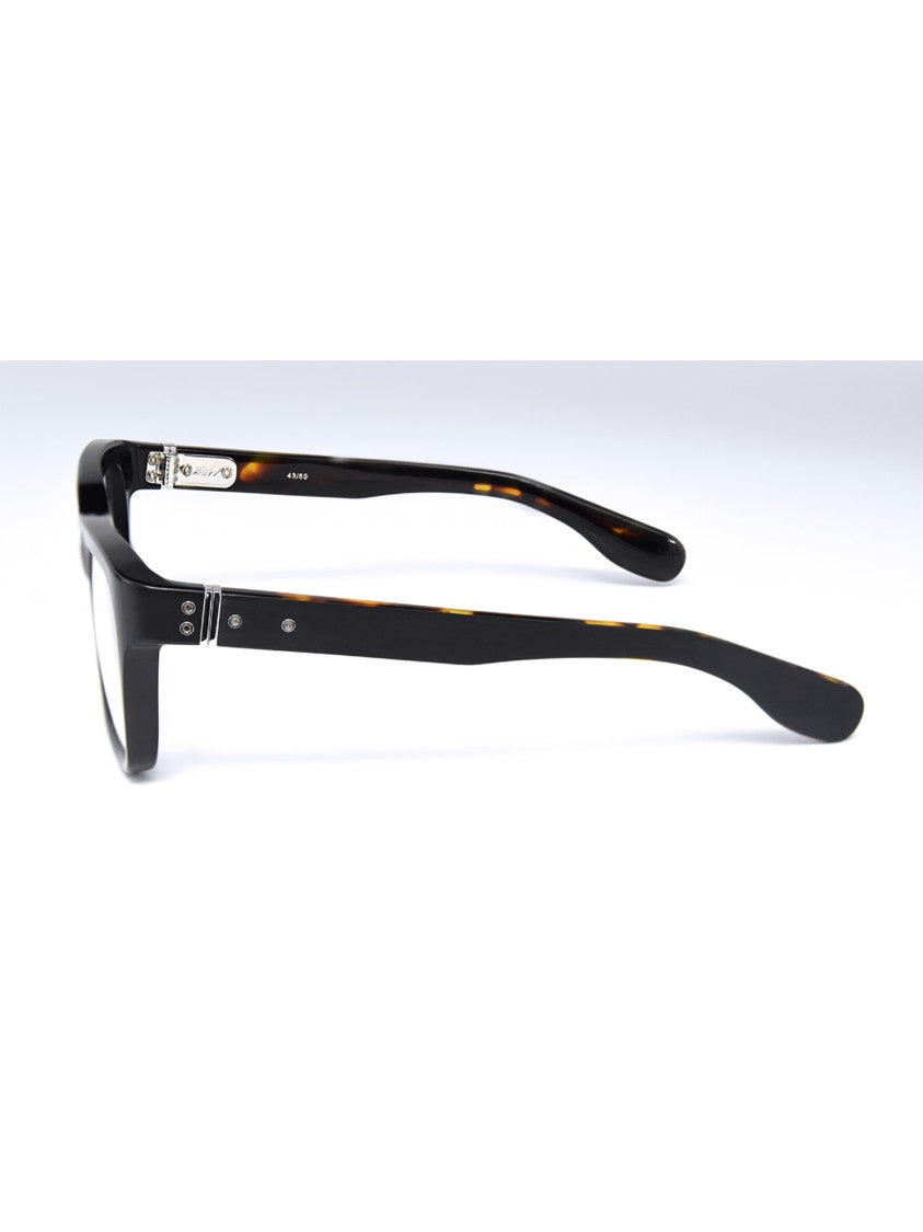 Kiurv Bold Rectangular Black Acetate Optical Frames