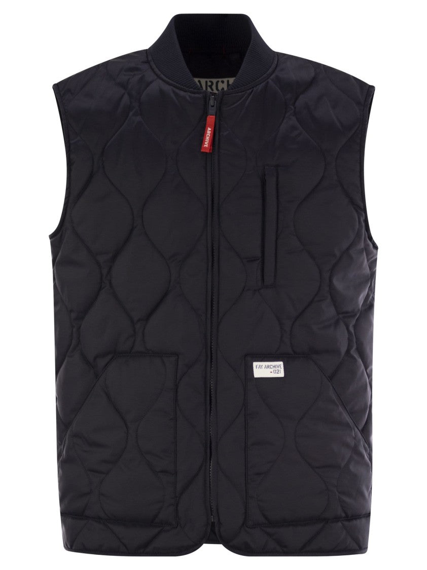 Fay Quilted Vest - Fay Archive