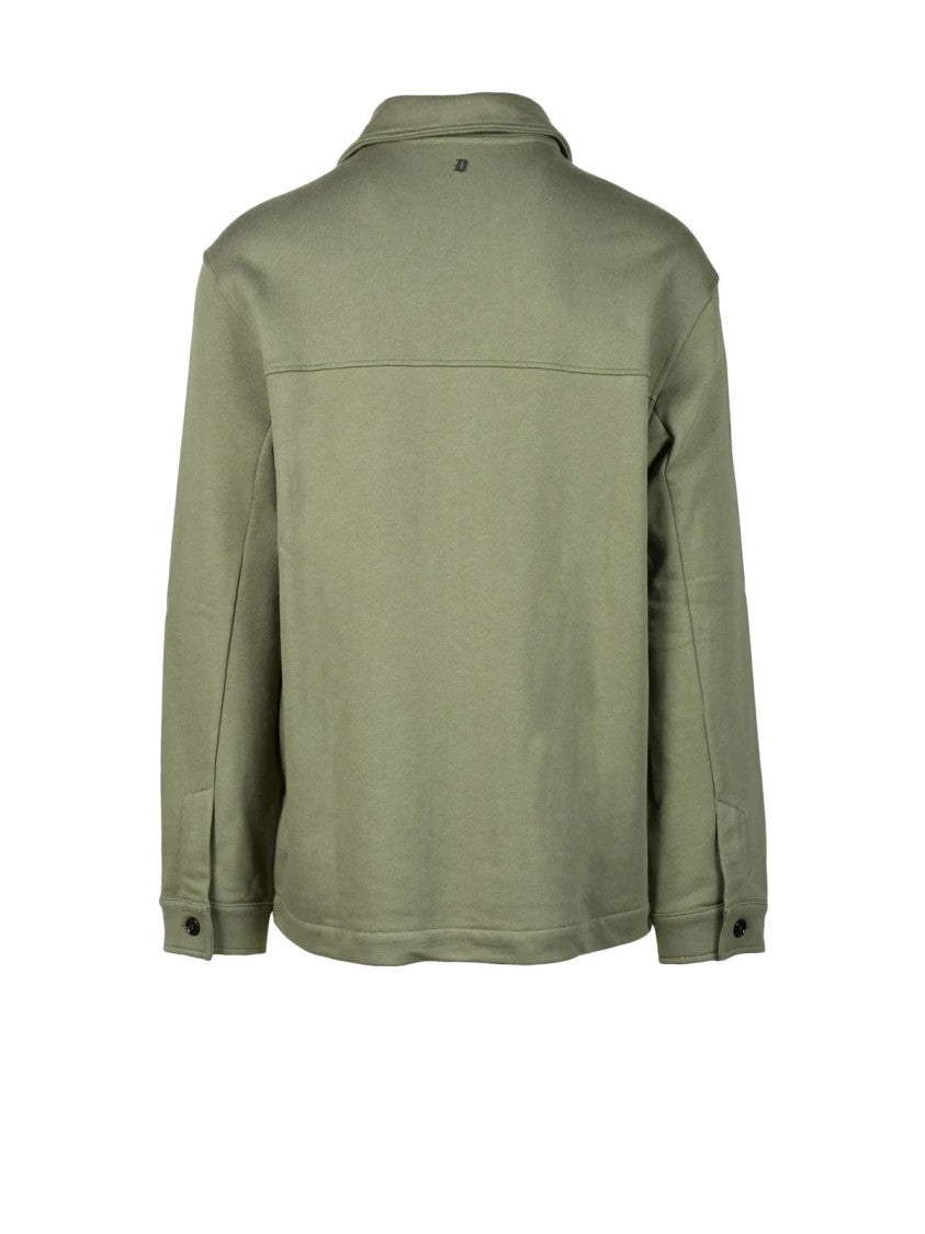 Dondup Green Classic Cotton Regular Fit Shirt
