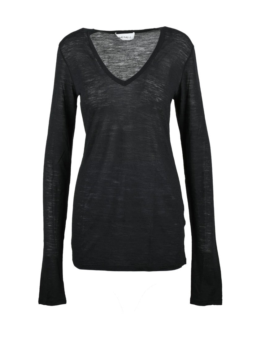 Meimeij Brushed T-Shirt - Black