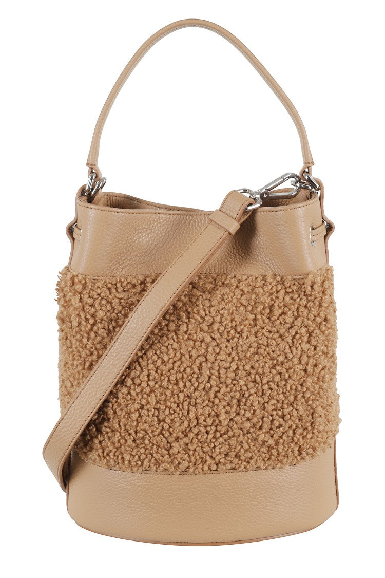 Zanellato Teddy Effect Shoulder Bag With Adjustable Strap