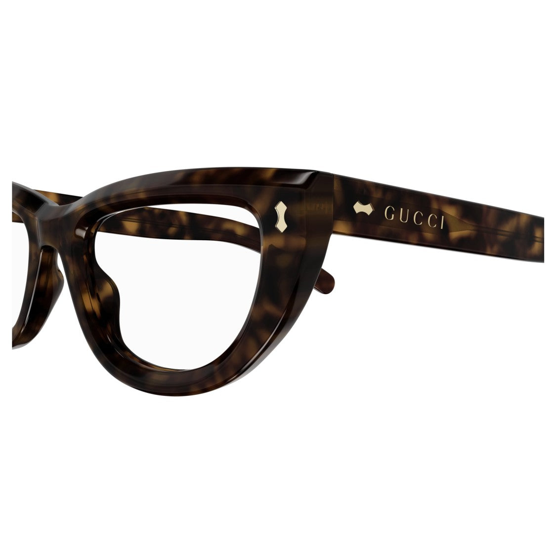 Gucci Gg1521o Tortoiseshell Cat-Eye Eyeglasses