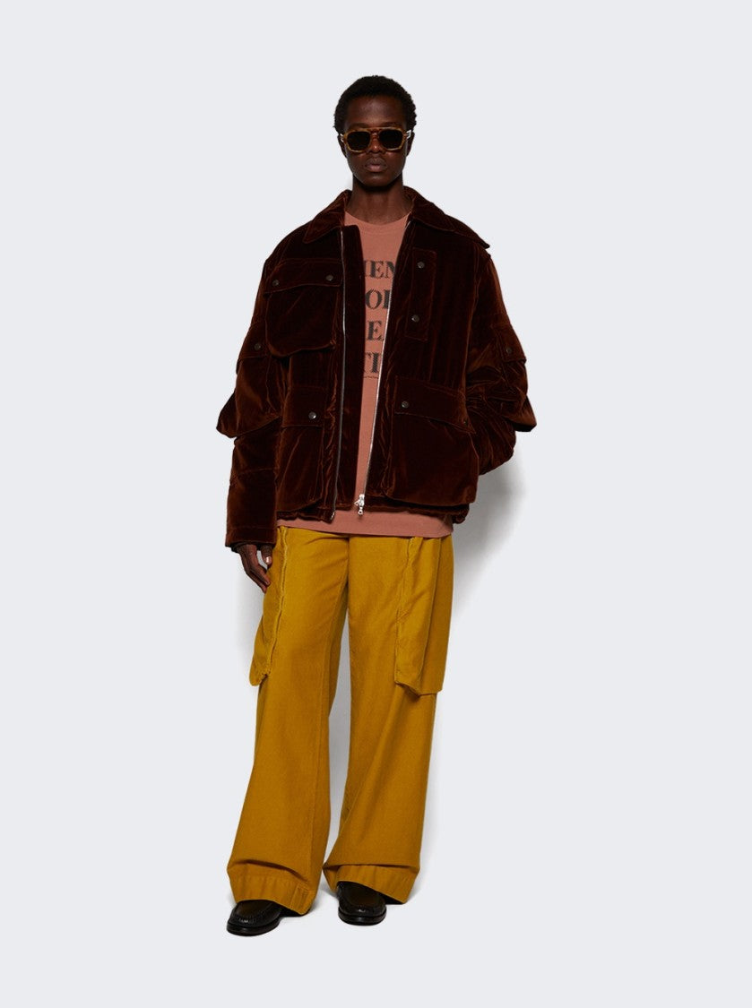 Dries Van Noten Prima Bis Pants Mustard