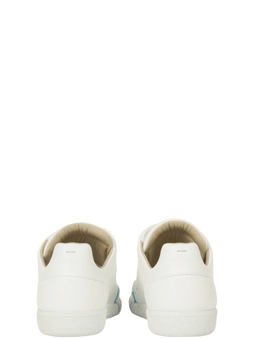 Maison Margiela Future Paint-Splatter Low-Top Sneakers
