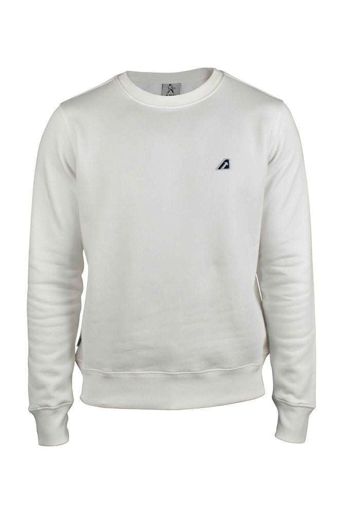 Autry Off-White Cotton Sweatshirt With Embroidered Logo
