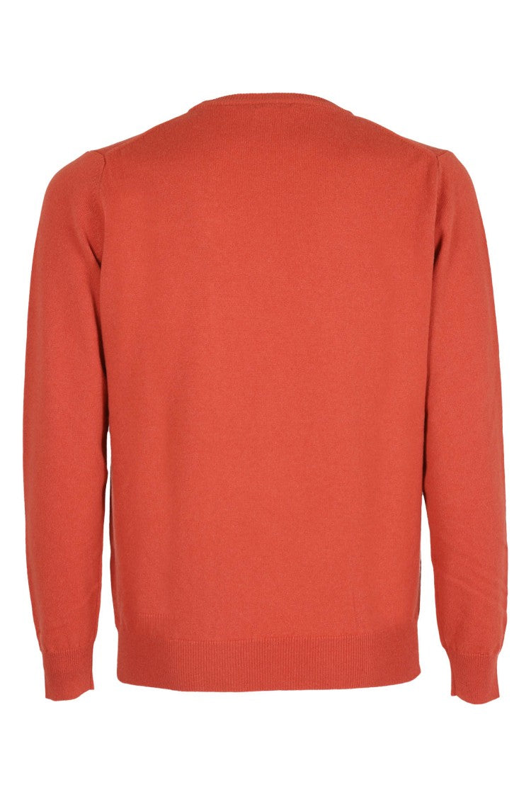 Kangra Pomegranate Single-Thread Wool Sweater