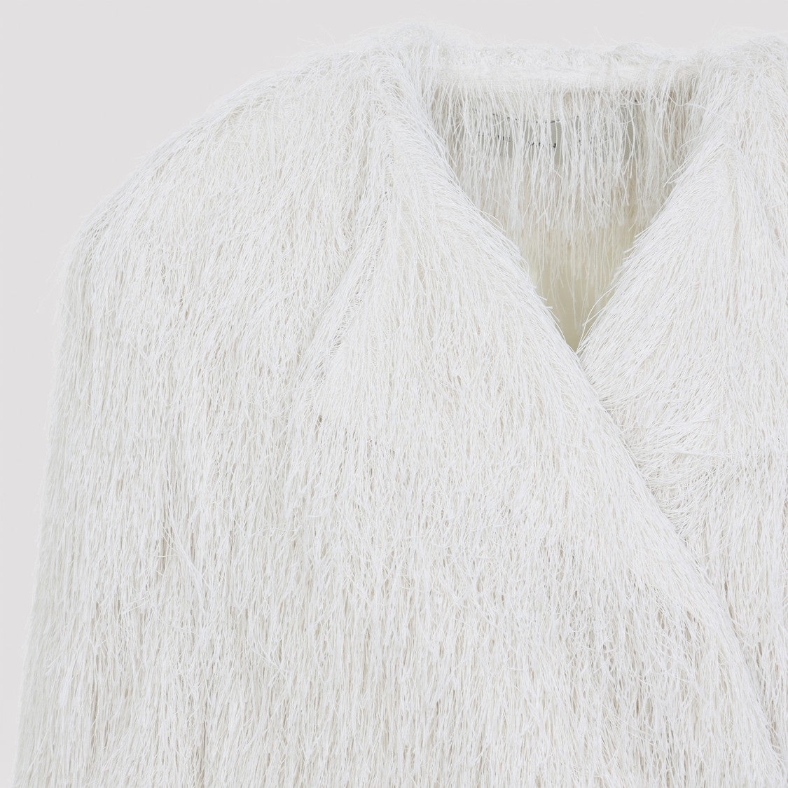 Dries Van Noten White Rivla Short Coat