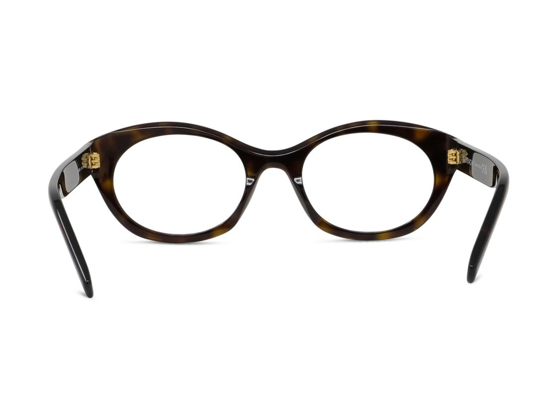 Givenchy Gv50108i Rounded Oversized Tortoiseshell Eyeglasses