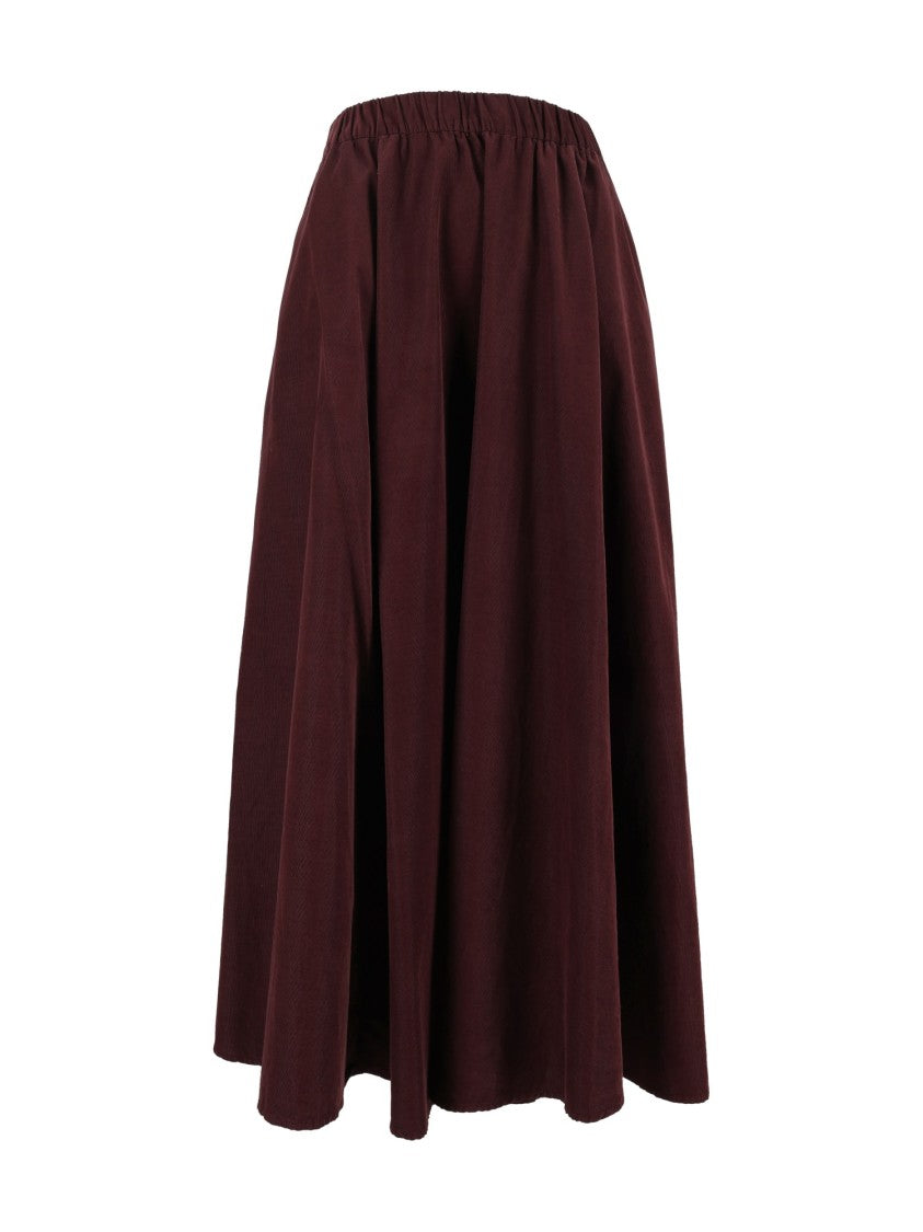 Aspesi Voluminous Pleated Midi Skirt