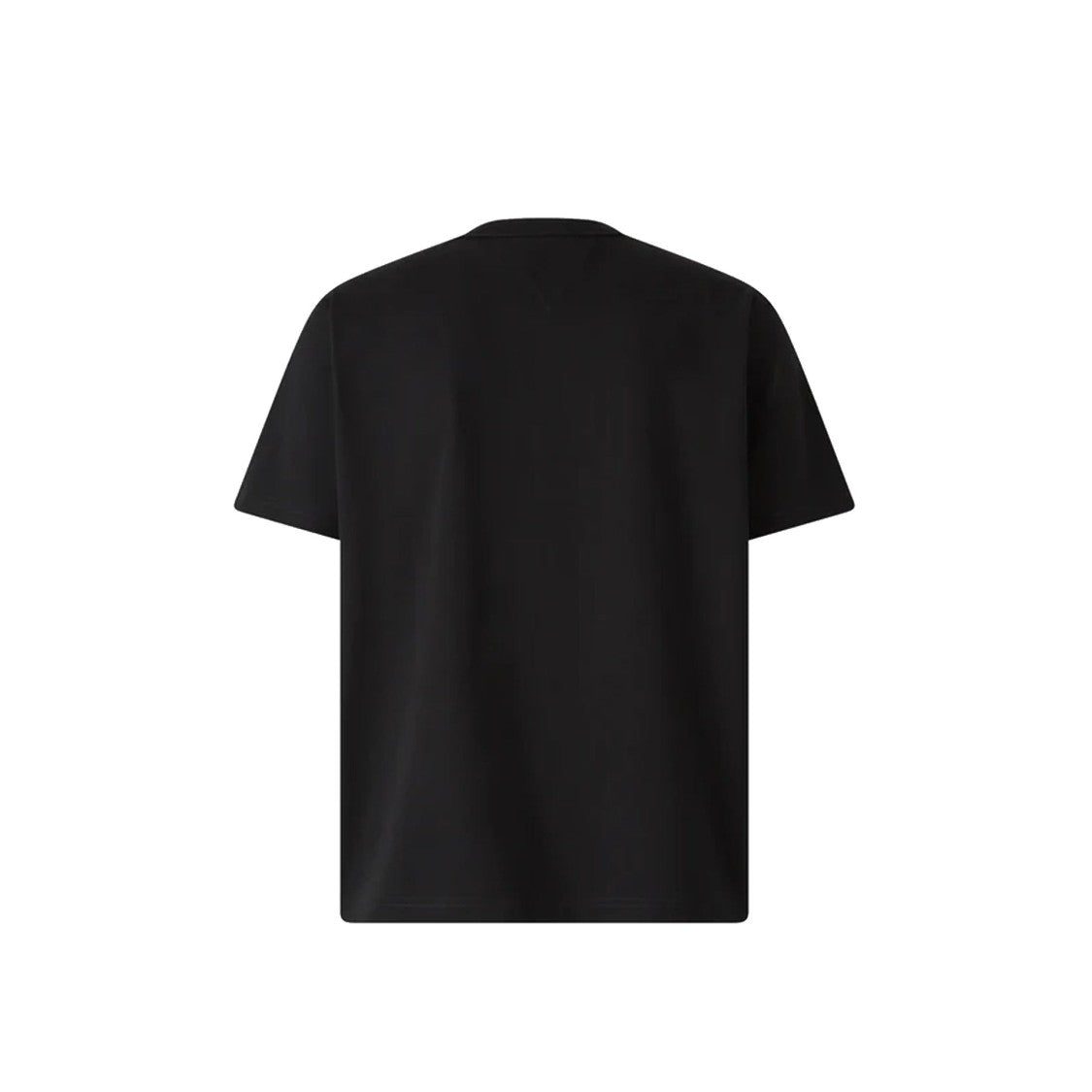 Bottega Veneta Classic Black Cotton T-Shirt With Ribbed Trims