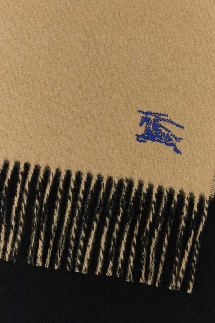 Burberry Beige Cashmere Reversible Scarf