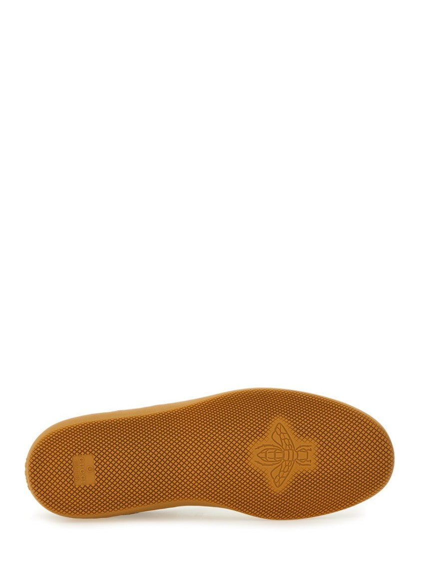 Gucci Low-Top Sneaker With Suede And Canvas Accents