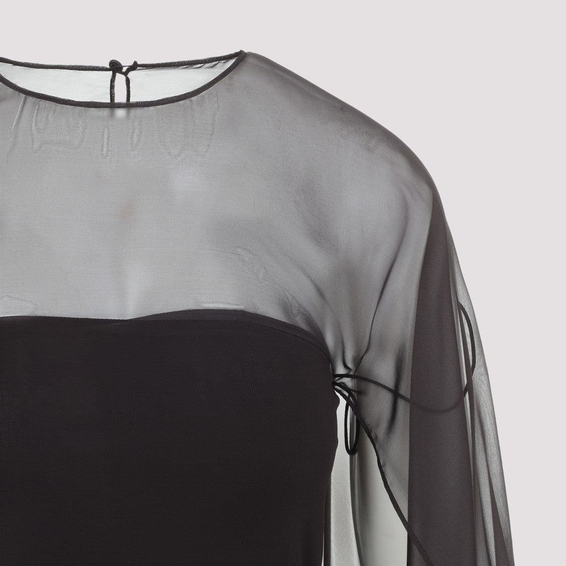 Alberta Ferretti Strapless Illusion Neckline Top