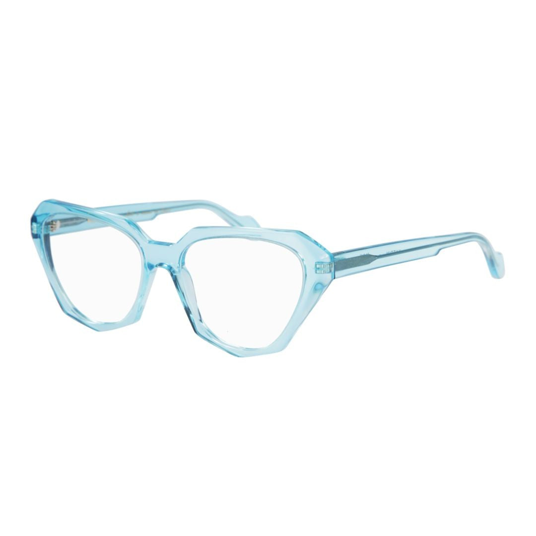 Kador Katrin Light Translucent Light Blue Geometric Eyeglasses