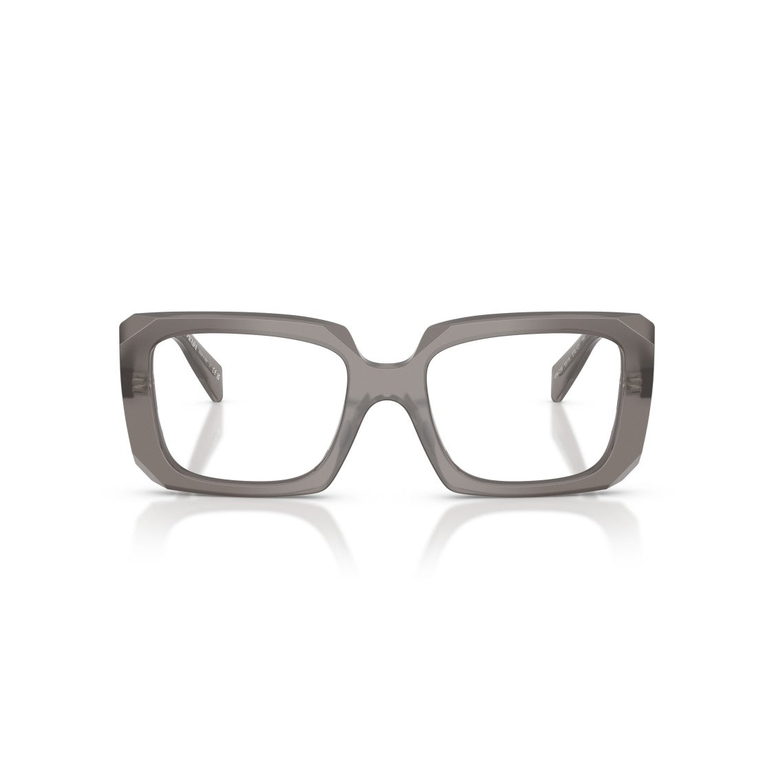 Prada 0Pr C09v Translucent Acetate Oversized Square Sunglasses