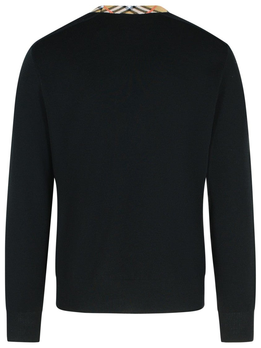 Burberry 'Michael' Black Wool Sweater