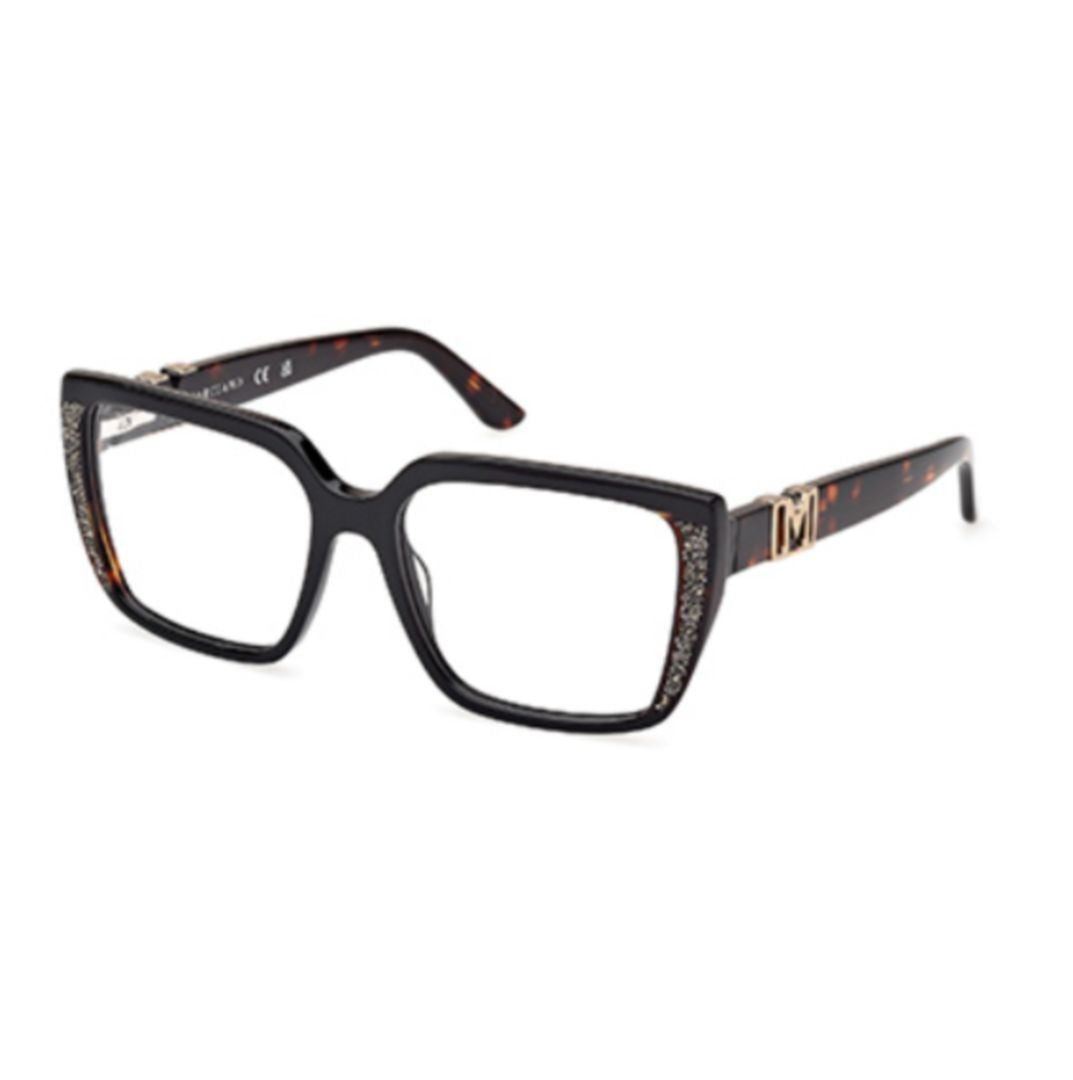 Guess By Marciano Gm50013 Oversized Square Frame Sunglasses With Tortoiseshell Temples