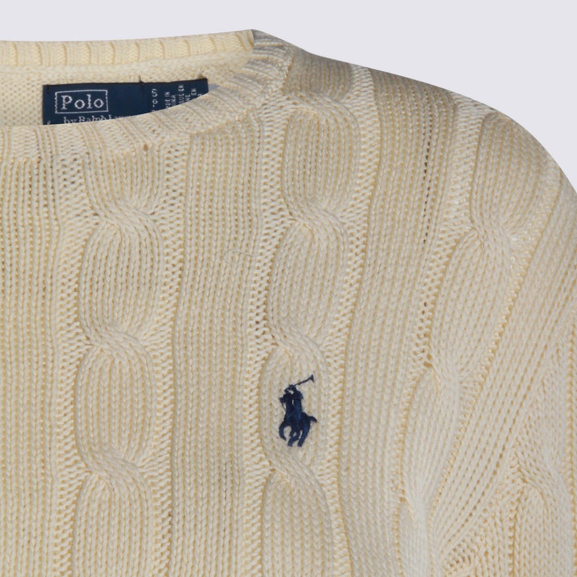 Polo Ralph Lauren Classic Cable Knit Sweater With Fitted Silhouette