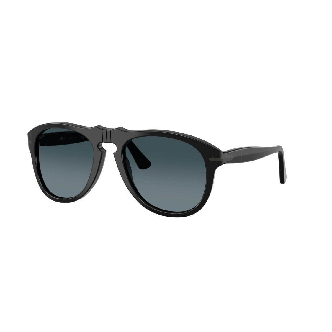 Persol 0Po0649ne Rounded Frame Acetate Sunglasses With Keyhole Bridge