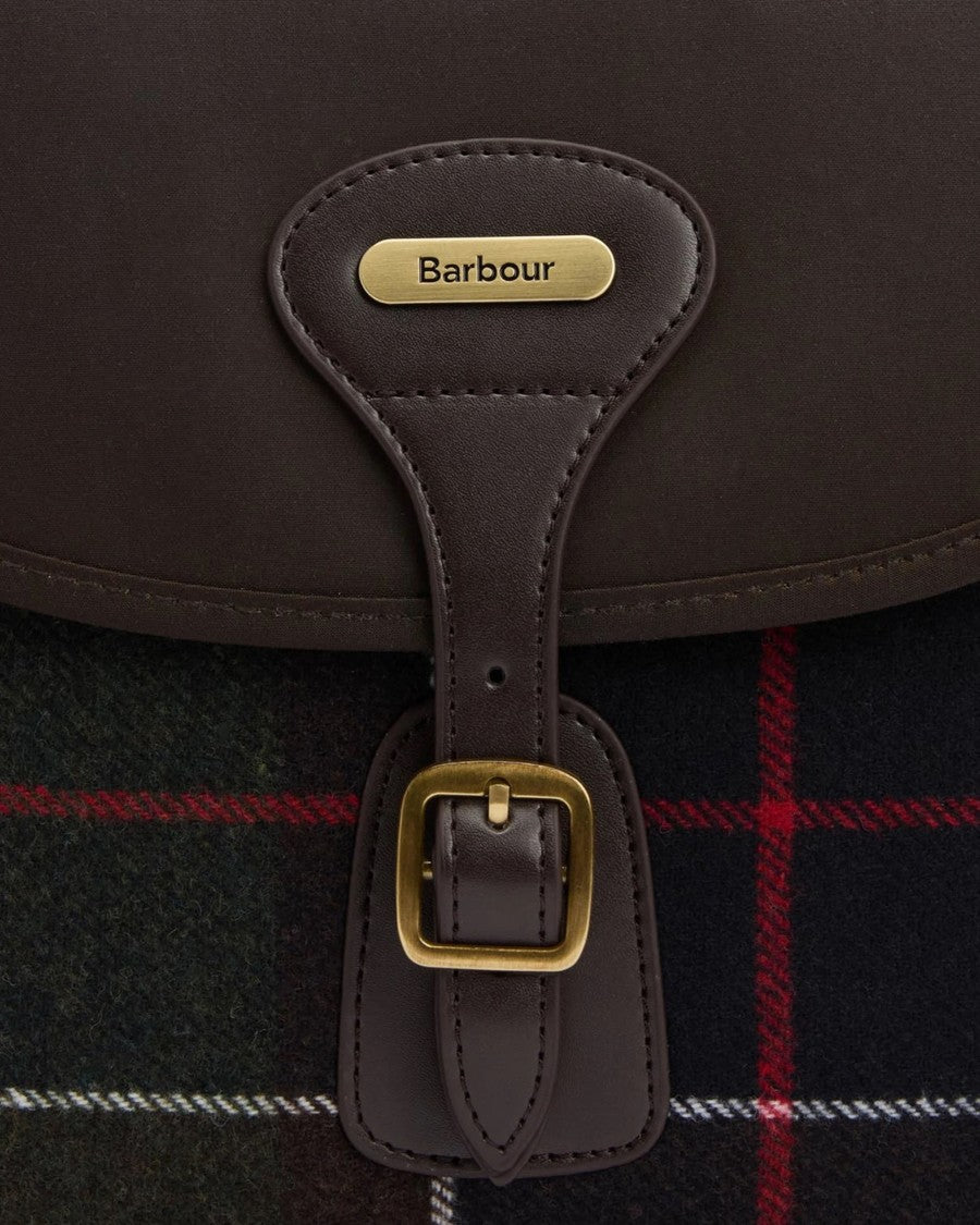 Barbour Cromarty Tartan Wool-Blend Shoulder Bag