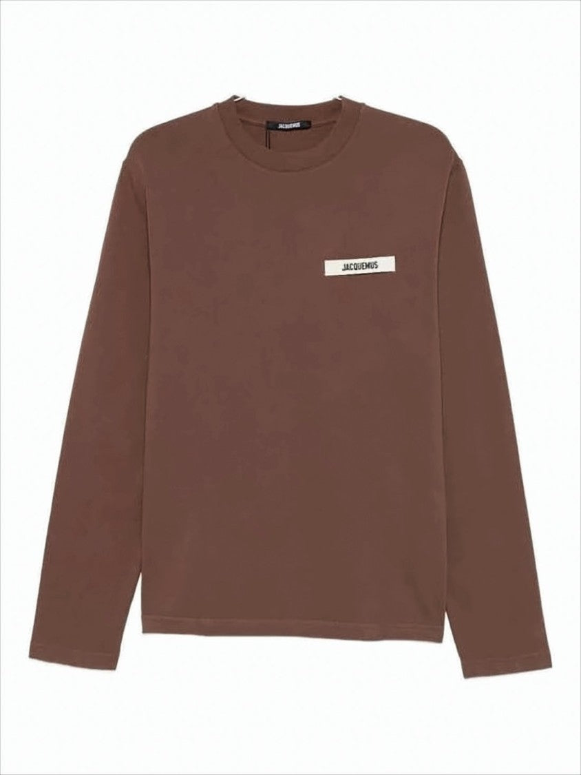 Jacquemus Minimalist Long-Sleeve Cotton T-Shirt