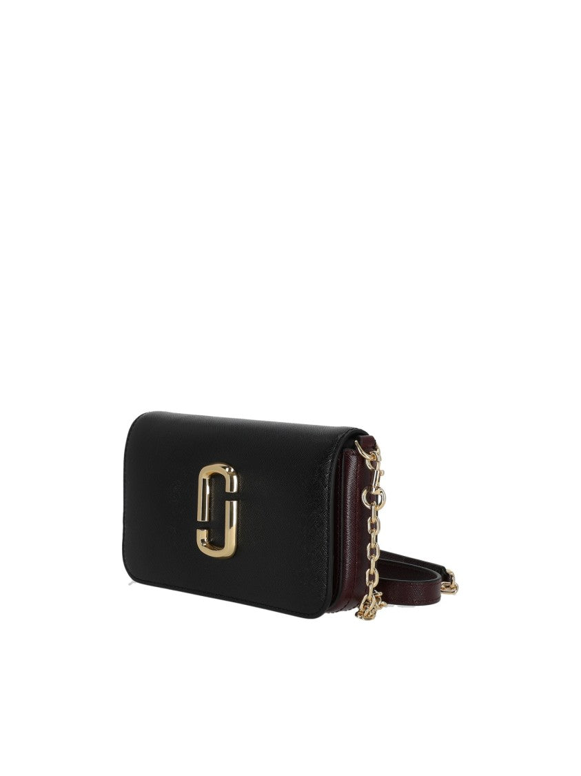 Marc Jacobs Black The Wallet On Chain Leather Wallet