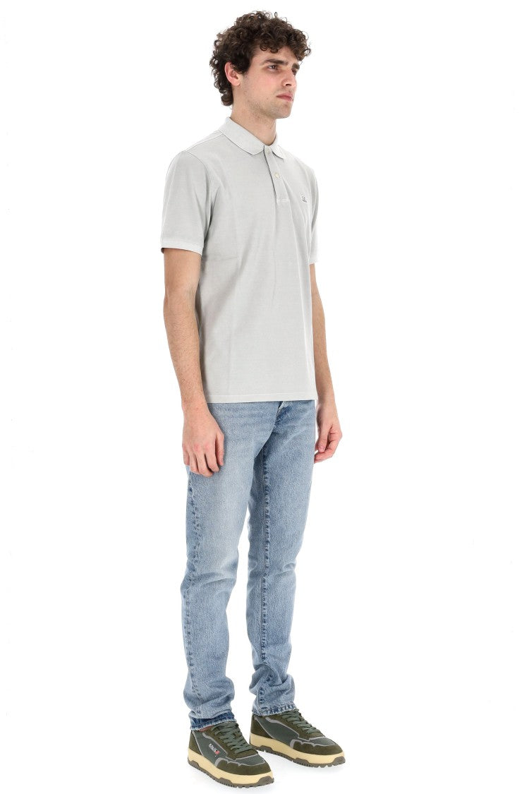 C.P. Company 24/1 Resist Dyed Cotton Piquet Polo