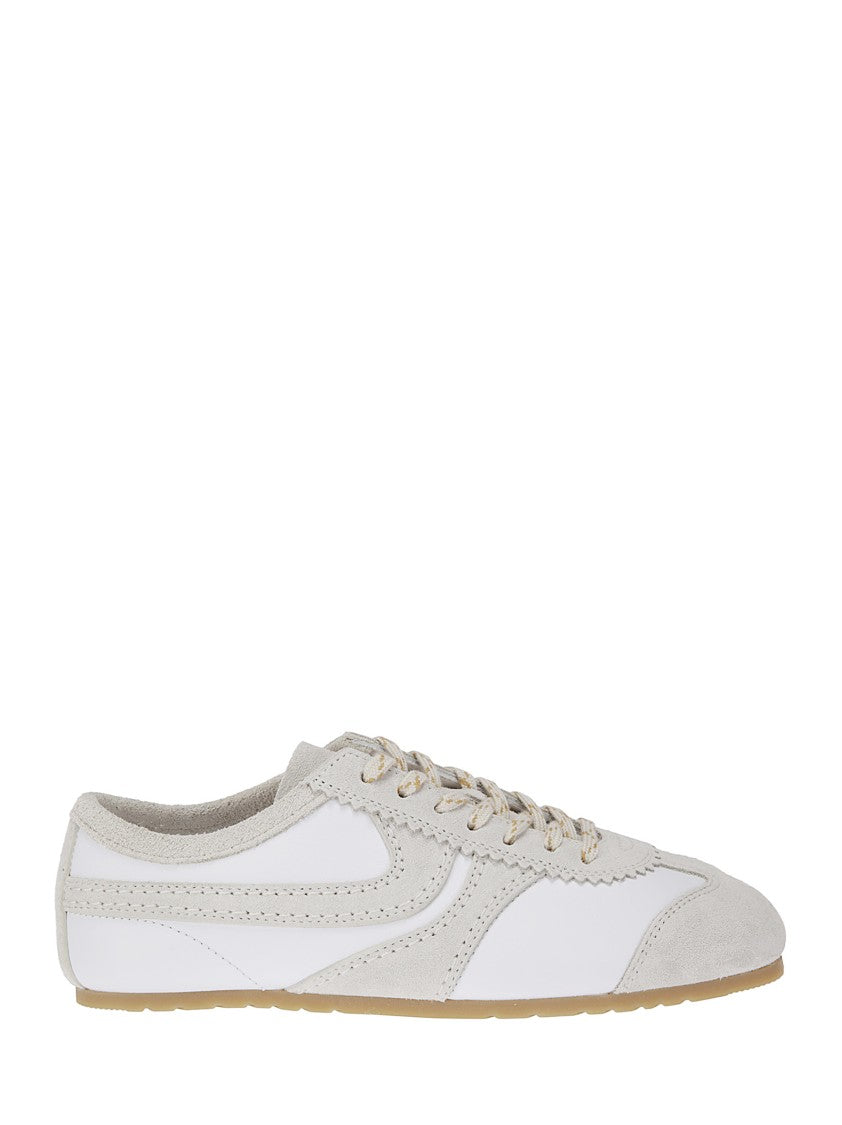Dries Van Noten Round Toe Lace-Up Sneakers