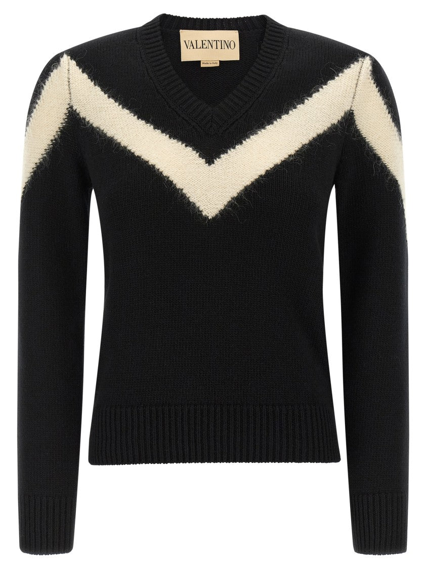 Valentino Garavani Vlogosignature Bow Sweater