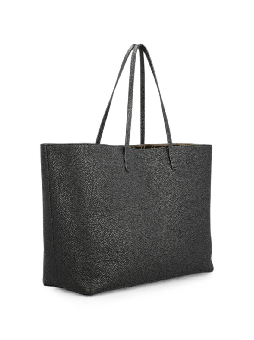 Fendi Textured Leather Tote Bag