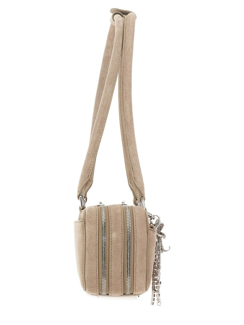 Self-Portrait Baguette Shoulder Bag With Charming Embellishments