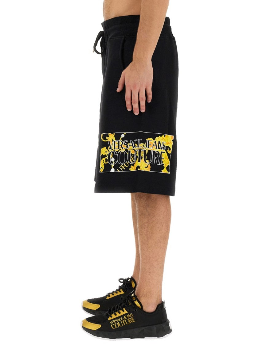 Versace Jeans Couture Bermuda With Logo