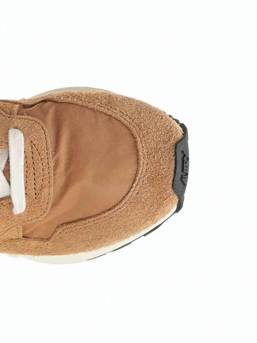 Autry Low-Top Suede And Nylon Sneakers With Classic Lace-Up Design