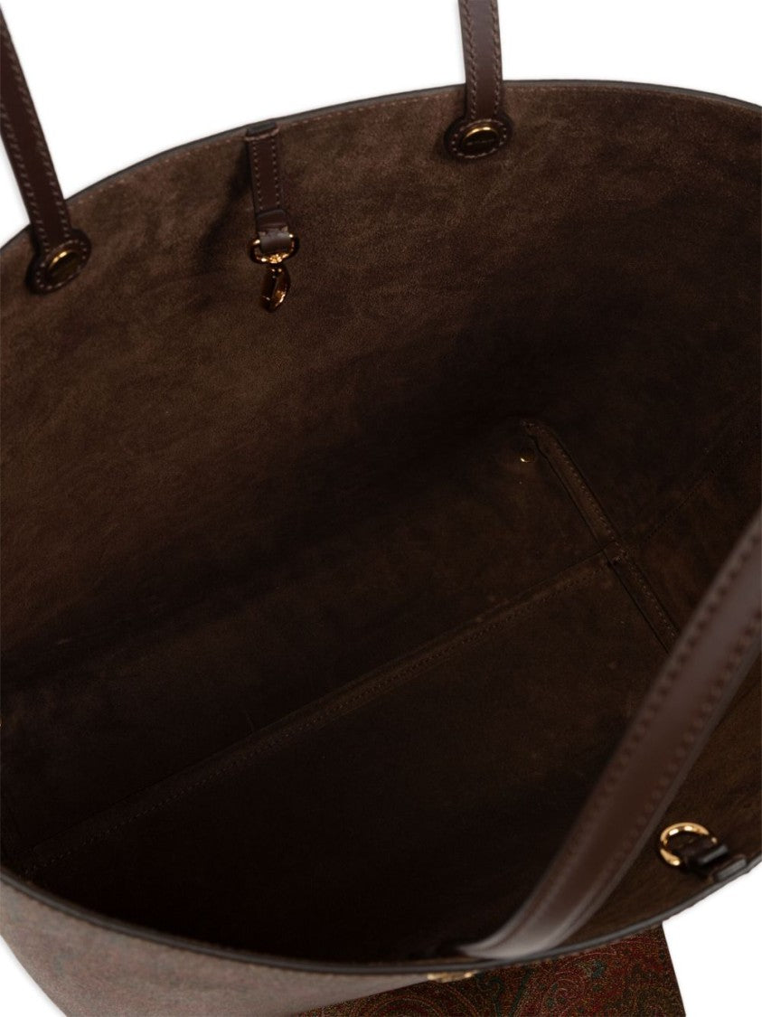 Etro Spacious Paisley Pattern Tote Bag