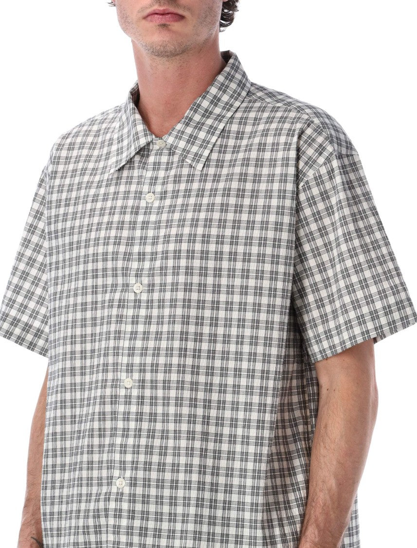 Mfpen Holiday Checked Cotton Blend Boxy Shirt