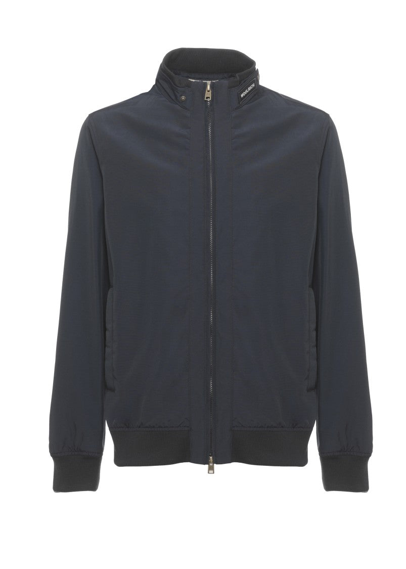 Woolrich Blue Spring Lewis Cotton Bomber