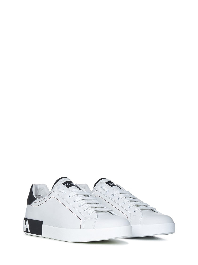 Dolce & Gabbana Portofino Sneakers With Premium Calfskin